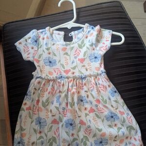 Carter's Floral Kids Dress - Blue, Pink, Green